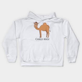 Camels Rock, Funny Cute Camel Kids Hoodie